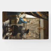Johannes Vermeer - Die Allegorie des Malens Banner (Horizontal)