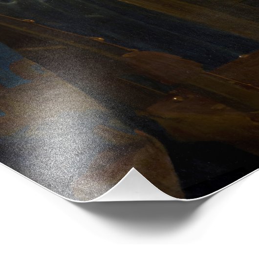 Johannes Vermeer - Die Allegorie des Malens Fotodruck (Ecke)