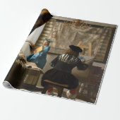 Johannes Vermeer - Die Allegorie des Malens Geschenkpapier (Ungerollt)