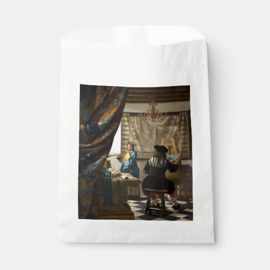 Johannes Vermeer - Die Allegorie des Malens Geschenktütchen (Vorderseite)