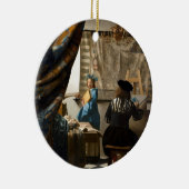 Johannes Vermeer - Die Allegorie des Malens Keramik Ornament (Rechts)