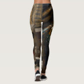 Johannes Vermeer - Die Allegorie des Malens Leggings (Rückseite)