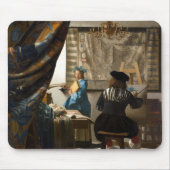 Johannes Vermeer - Die Allegorie des Malens Mousepad (Vorne)