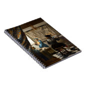 Johannes Vermeer - Die Allegorie des Malens Notizblock (Rechte Seite)