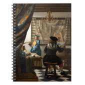 Johannes Vermeer - Die Allegorie des Malens Notizblock (Vorderseite)