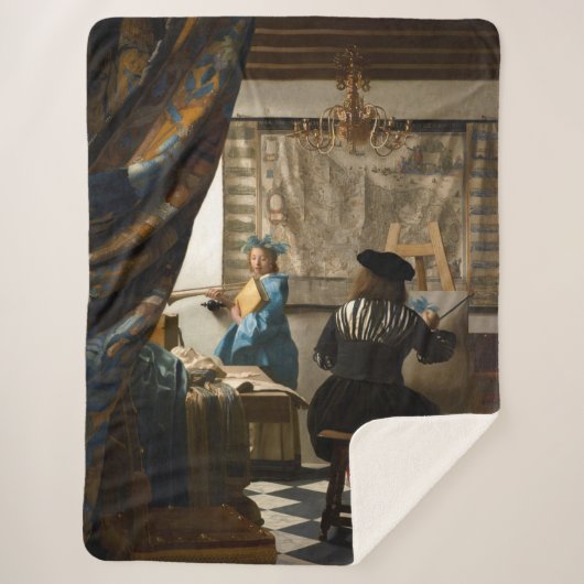 Johannes Vermeer - Die Allegorie des Malens Sherpadecke (Vorderseite)