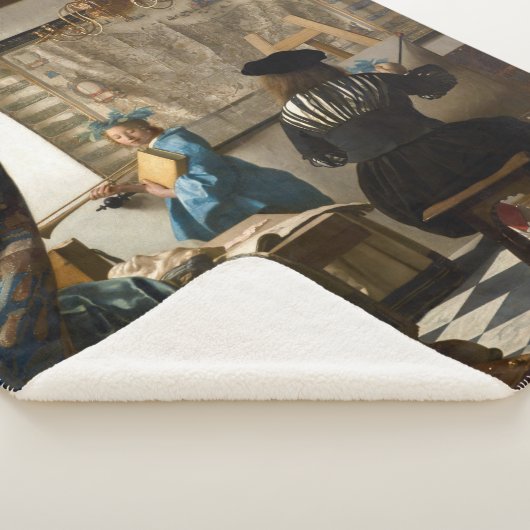 Johannes Vermeer - Die Allegorie des Malens Sherpadecke (3/4)