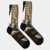 Johannes Vermeer - Die Allegorie des Malens Socken (Rechts)