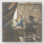 Johannes Vermeer - Die Allegorie des Malens Steinuntersetzer (Vorderseite)
