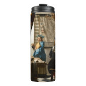 Johannes Vermeer - Die Allegorie des Malens Thermosbecher (Vorderseite)
