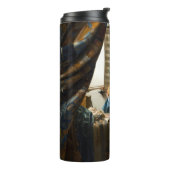 Johannes Vermeer - Die Allegorie des Malens Thermosbecher (Nach links gedreht)