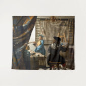 Johannes Vermeer - Die Allegorie des Malens Wandteppich (Vorderseite (Horizontal))