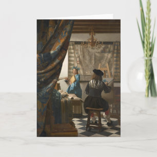 Johannes Vermeer, die Kunst des Malens Karte