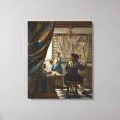 Johannes Vermeer, die Kunst des Malens Leinwanddruck (Vorderseite)
