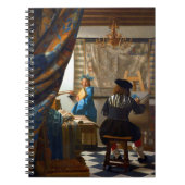Johannes Vermeer Die Kunst des Malens Notizblock (Vorderseite)
