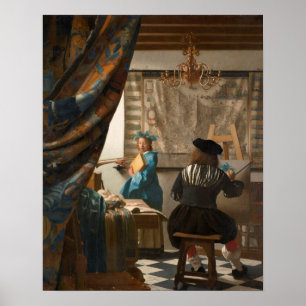 Johannes Vermeer - Die Kunst des Malens Poster
