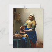Johannes Vermeer, die Milchmädchen (Vorderseite)