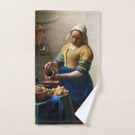 Johannes Vermeer - Die Milchmädchen Badhandtuch Set