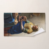 Johannes Vermeer - Die Milchmädchen Badhandtuch Set (Handtuch)
