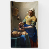 Johannes Vermeer - Die Milchmädchen Banner (Vertikal)