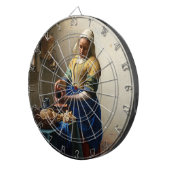 Johannes Vermeer - Die Milchmädchen Dartscheibe (Vorderseite rechts)