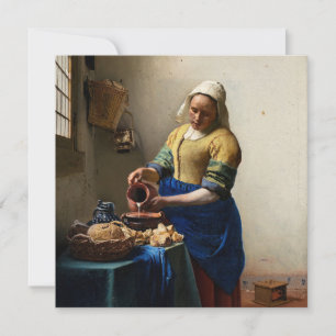 Johannes Vermeer - Die Milchmädchen Einladung