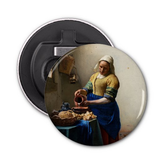Johannes Vermeer - Die Milchmädchen Flaschenöffner (Vorderseite)