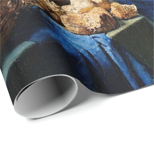 Johannes Vermeer - Die Milchmädchen Geschenkpapier (Rolleneckpunkt)