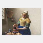 Johannes Vermeer - Die Milchmädchen Geschenkpapier Set (Vorderseite 2)