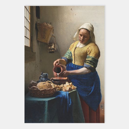 Johannes Vermeer - Die Milchmädchen Geschenkpapier Set