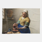 Johannes Vermeer - Die Milchmädchen Geschirrtuch (Horizontal)