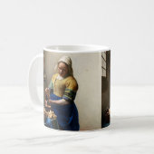 Johannes Vermeer - Die Milchmädchen Kaffeetasse (Vorderseite Links)