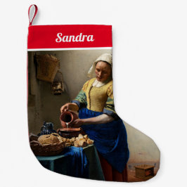 Johannes Vermeer - Die Milchmädchen Kleiner Weihnachtsstrumpf
