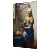 Johannes Vermeer - Die Milchmädchen Klemmbrett (Links)