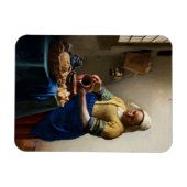 Johannes Vermeer - Die Milchmädchen Magnet (Horizontal)