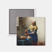 Johannes Vermeer - Die Milchmädchen Magnet (Vorderseite/Rückseite)