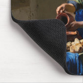 Johannes Vermeer - Die Milchmädchen Mousepad (Ecke)