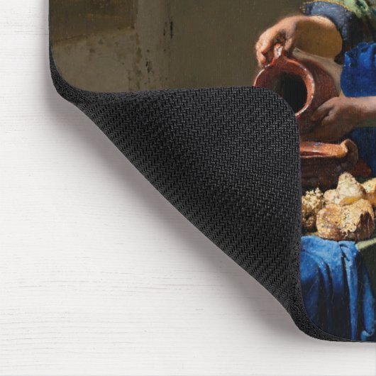 Johannes Vermeer - Die Milchmädchen Mousepad (Ecke)