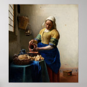 Johannes Vermeer - Die Milchmädchen Poster (Vorne)