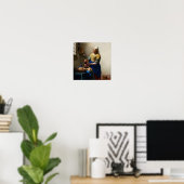 Johannes Vermeer - Die Milchmädchen Poster (Heimbüro)