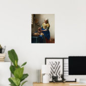 Johannes Vermeer, die Milchmädchen Poster (Heimbüro)