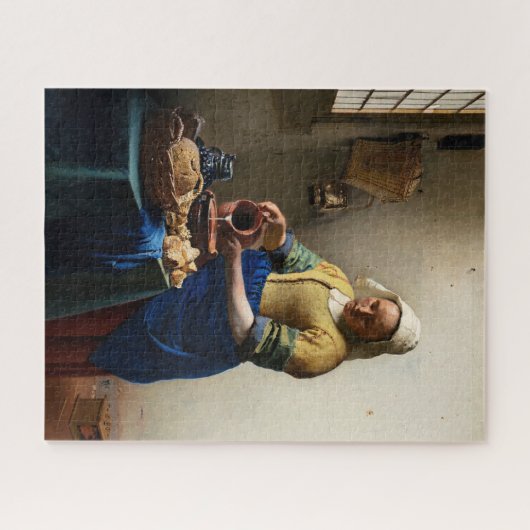 Johannes Vermeer - Die Milchmädchen Puzzle (Horizontal)
