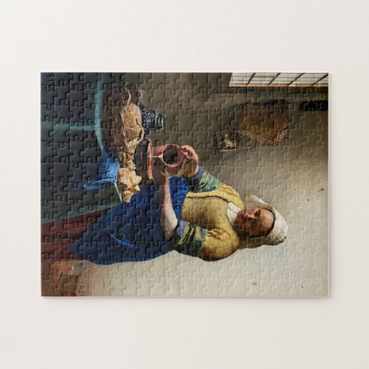 Johannes Vermeer - Die Milchmädchen Puzzle (Horizontal)