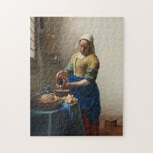 Johannes Vermeer, die Milchmädchen Puzzle