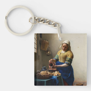 Johannes Vermeer - Die Milchmädchen Schlüsselanhänger
