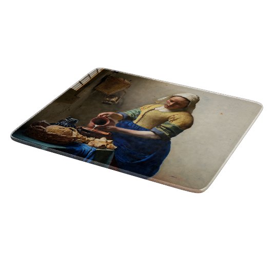 Johannes Vermeer - Die Milchmädchen Schneidebrett (Ecke)