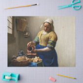 Johannes Vermeer - Die Milchmädchen Seidenpapier (Basteln)