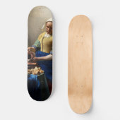 Johannes Vermeer - Die Milchmädchen Skateboard (Vorderseite)