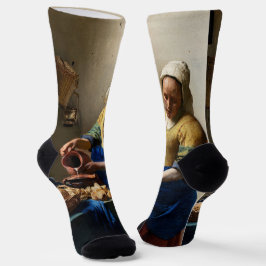 Johannes Vermeer - Die Milchmädchen Socken