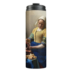 Johannes Vermeer - Die Milchmädchen Thermosbecher